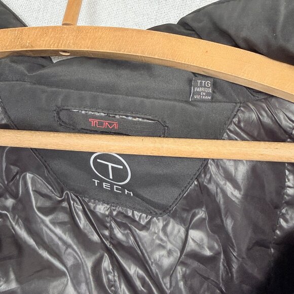 Tumi Tech Jacket Full Zip Black Soft Shell Long Sleeves Insulated Lined Size XXL - Picture 10 of 13